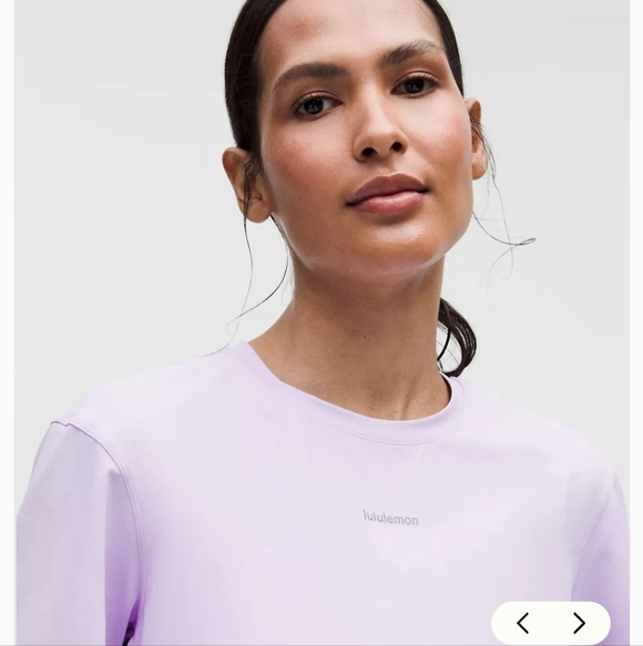 New LULULEMON Relaxed Fit  Pace Crush Cross-Back Graphic T-Shirt Size Small - Picture 16 of 17